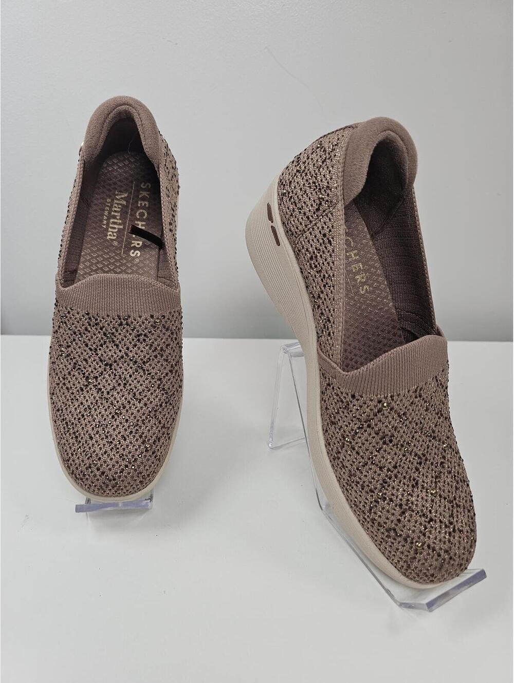 Skechers x Martha Stewart Slip-On Wedges - Comfortable and Stylish